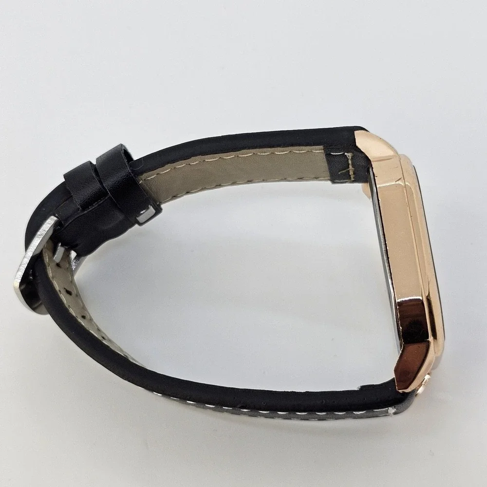 3PC‎ Men's Gift Set Fashion Watch Set Luxury Leather Bracelet and Necklace
